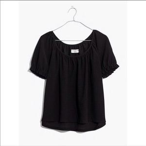 Madewell Texture and Thread Peasant Top